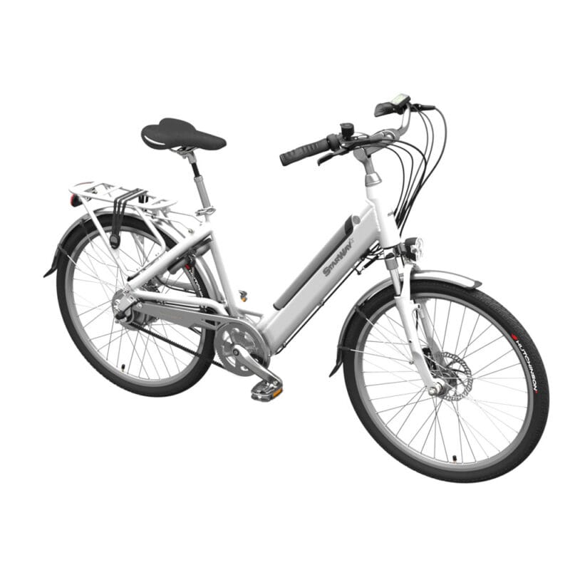 Vélo électrique Starway URBAN Blanc Argent 24″ et 26″