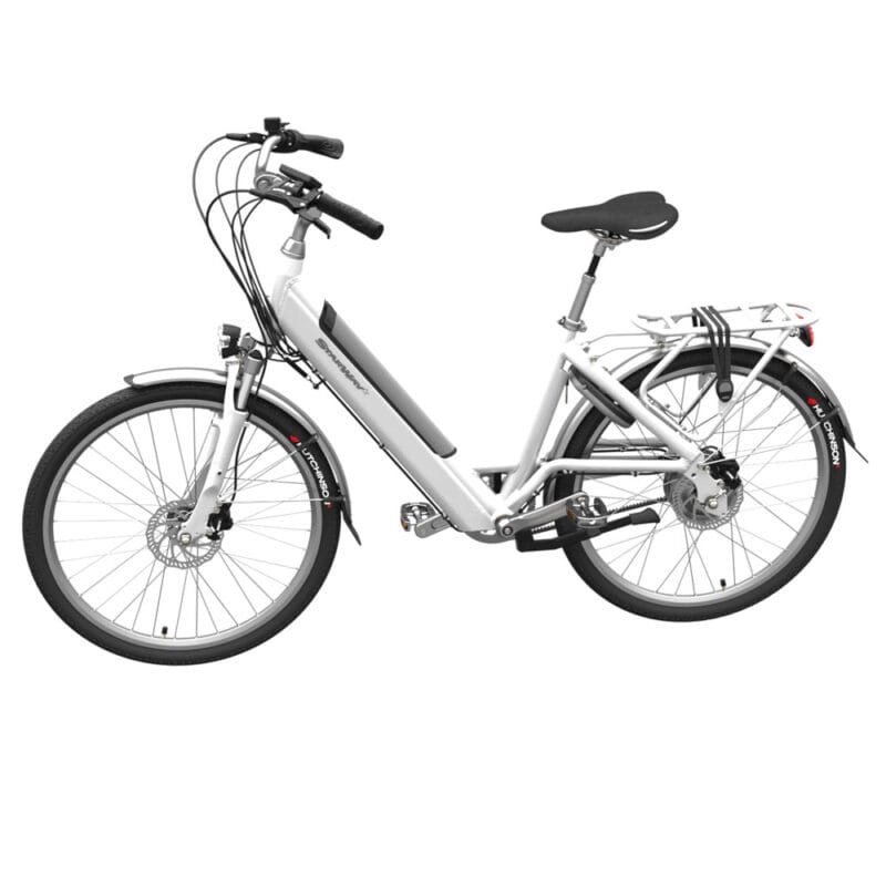 Vélo électrique Starway URBAN Blanc Argent 24″ et 26″