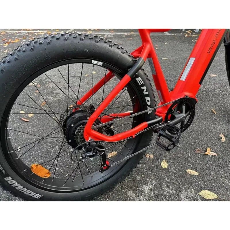 Vélo Électrique YEEP.ME HOLIDAY Bleu 26" Fatbike 48V Batt 643Wh Freins Hydrau