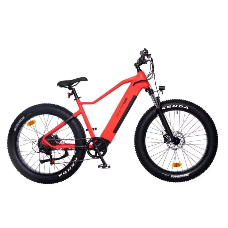 Vélo Électrique YEEP.ME HOLIDAY Bleu 26" Fatbike 48V Batt 643Wh Freins Hydrau