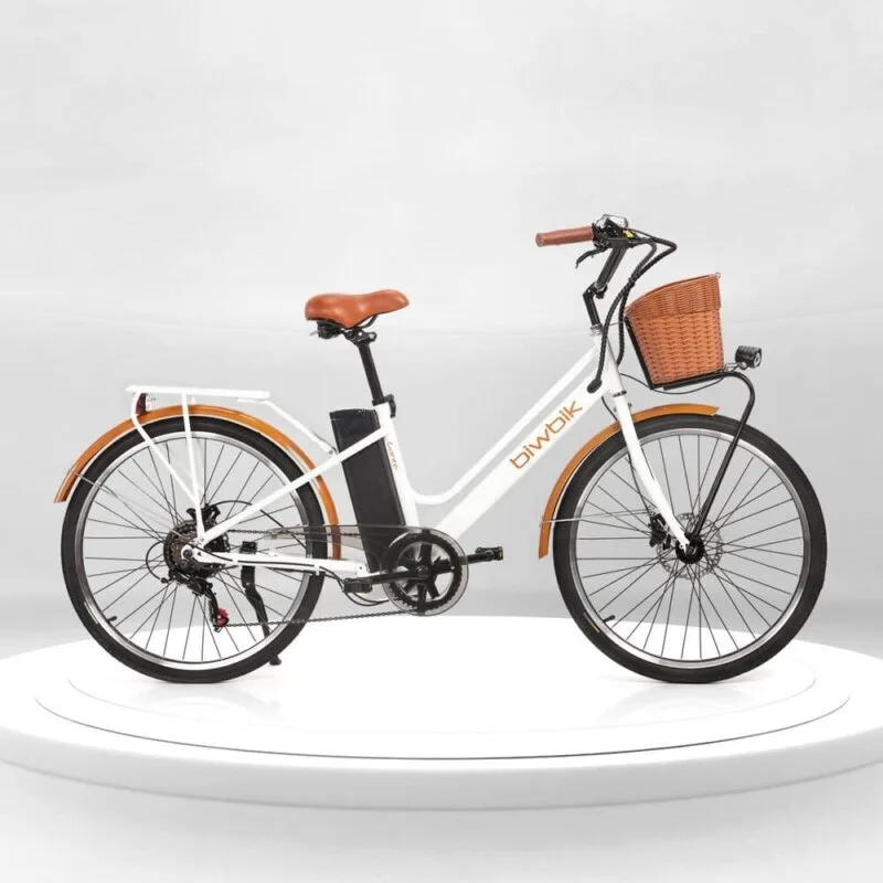 Vélo de randonnée électrique Biwbik Gante white